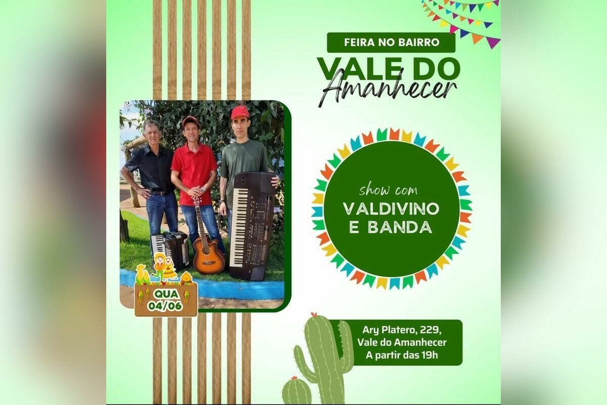Imagem de compartilhamento para o artigo Feira no Bairro Vale do Amanhecer movimenta Costa Rica nesta quarta com produtos frescos e música da MS Todo dia